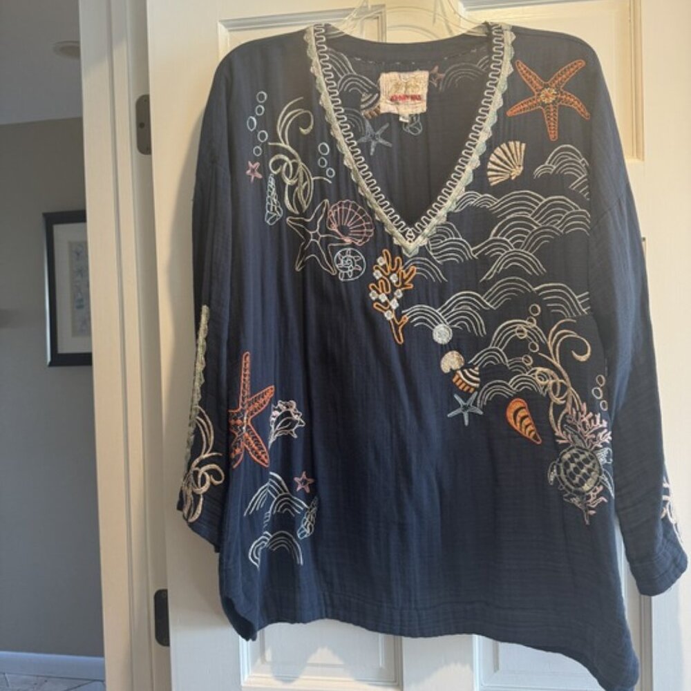 Johnny Was Embroidered Tunic